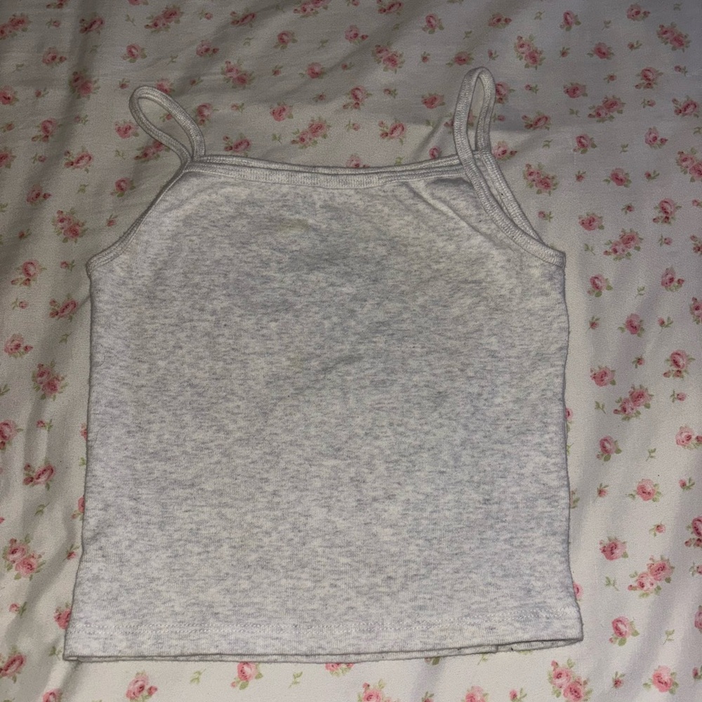 Harlow Light Gray Camisole Top